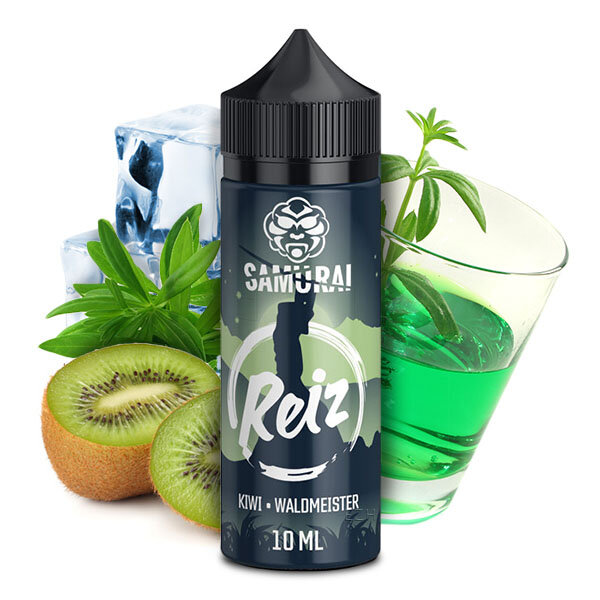 Samurai Vaping Reiz Kiwi Waldmeister 10ml Aroma