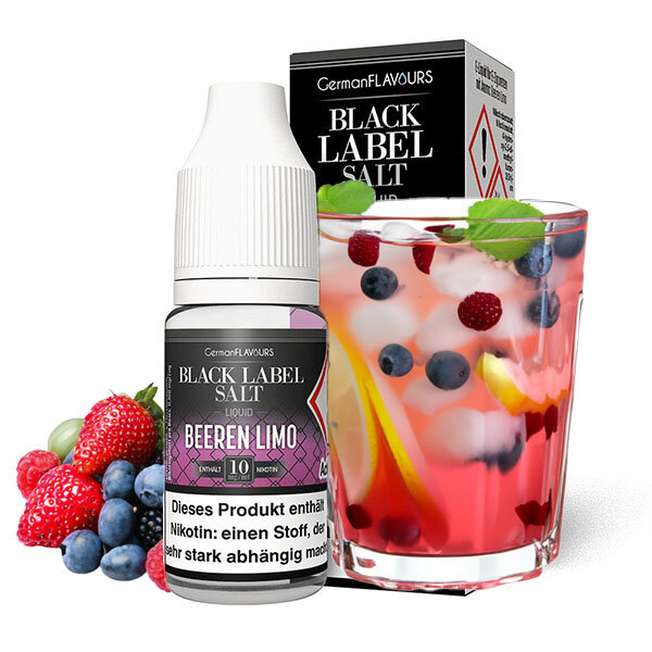 Black Label Beeren Limo NicSalt 10ml Liquid