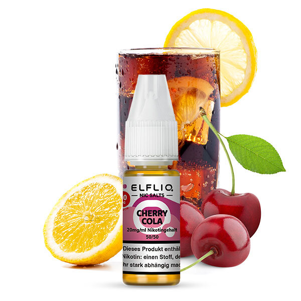 Elfliq by Elfbar Cherry Cola Nikotinsalz Liquid 10ml 10mg