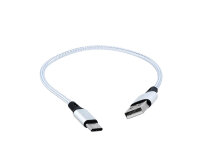 USB-C Schnellladekabel I Silber 0,25 m