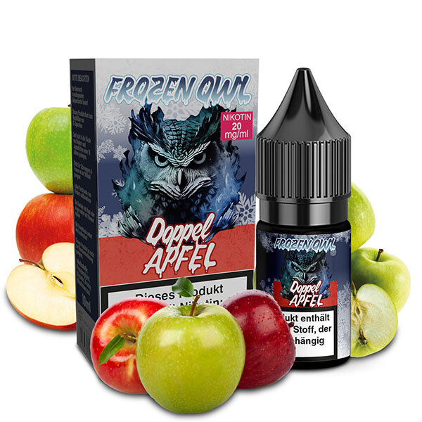 Frozen OWL Doppelapfel Nikotinsalz Liquid