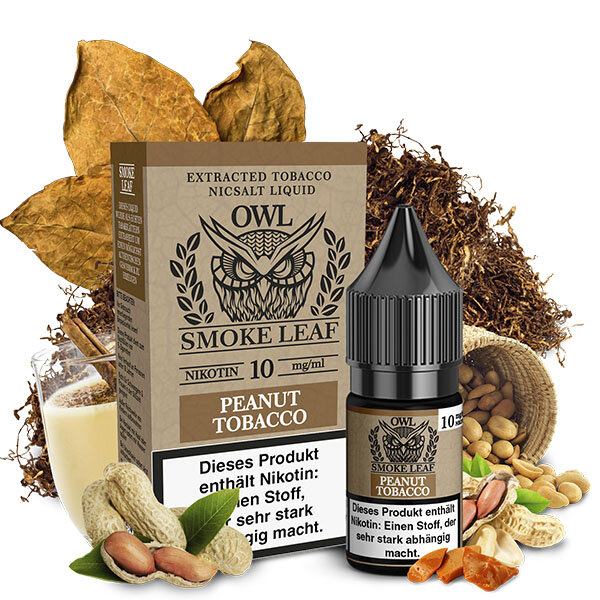 OWL Smoke Leaf Peanut Tobacco Nikotinsalz Liquid 10mg