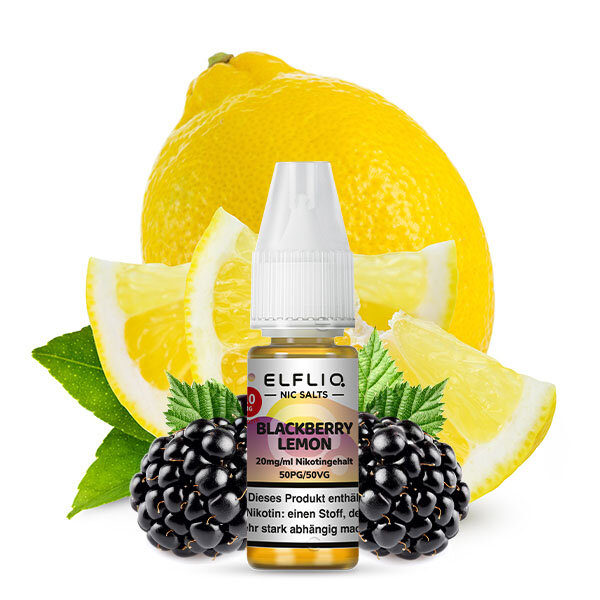 Elfliq by Elfbar Blackberry Lemon Nikotinsalz Liquid 10ml 10mg
