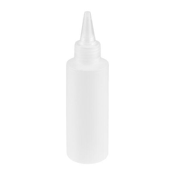 Leerflasche rund mit Spitze (HDPE) 120ml