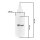 Leerflasche rund mit Spitze (HDPE) 120ml