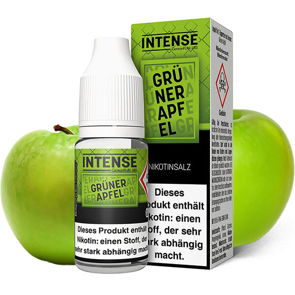 Intense Grüner Apfel 10ml Nikotinsalz Liquid 5mg