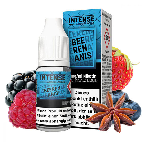 Intense Beeren Anis 10ml Nikotinsalz Liquid 5mg