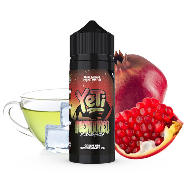 Yeti Overdosed Green Tea Pomegranate Ice 10ml Aroma