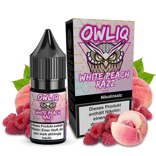 OWLIQ White Peach Razz Nikotinsalz Liquid