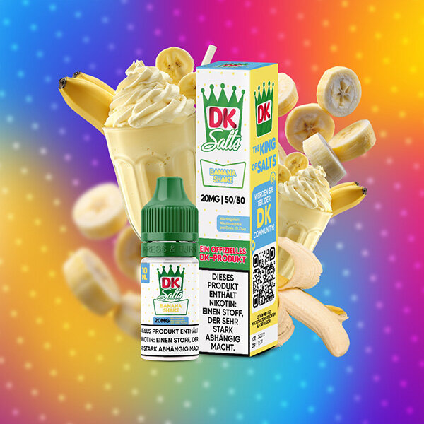 DK Salts Banana Shake Nikotinsalz Liquid