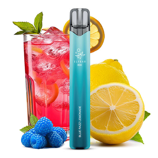 Elfbar 800 Blue Razz Lemonade Einweg E-Zigarette 20mg