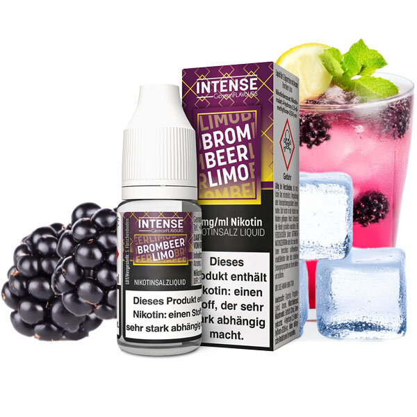 Intense Brombeer Limo 10ml Nikotinsalz Liquid