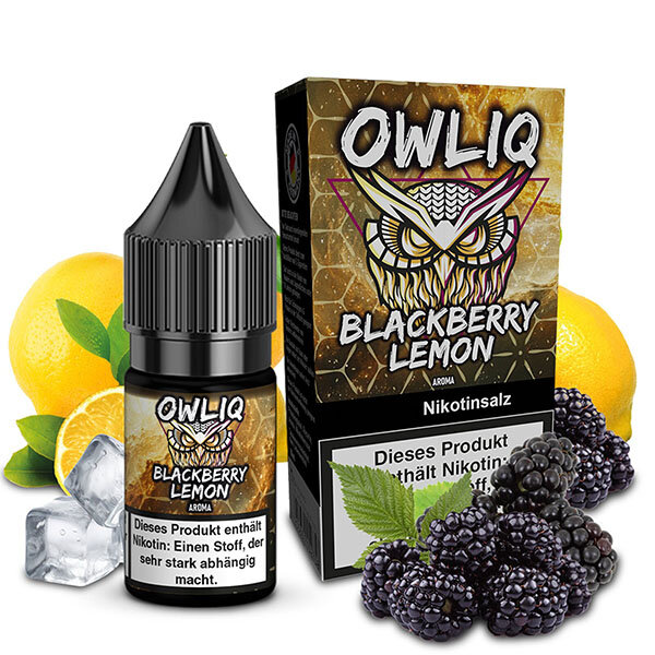 OWLIQ Blackberry Lemon Nikotinsalz Liquid