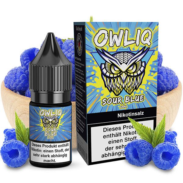 OWLIQ Sour Blue Nikotinsalz Liquid