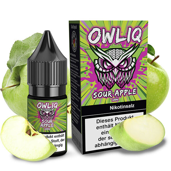 OWLIQ Sour Apple Nikotinsalz Liquid