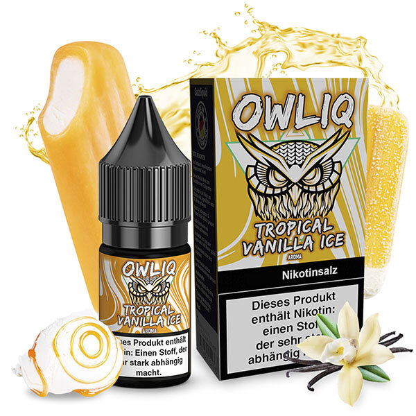 OWLIQ Tropical Vanilla Ice Nikotinsalz Liquid 10mg