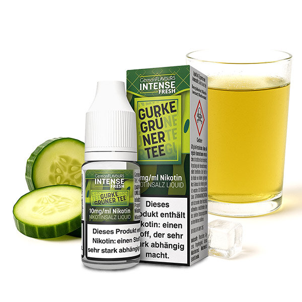 Intense Fresh Gurke Grüner Tee 10ml Nikotinsalz Liquid