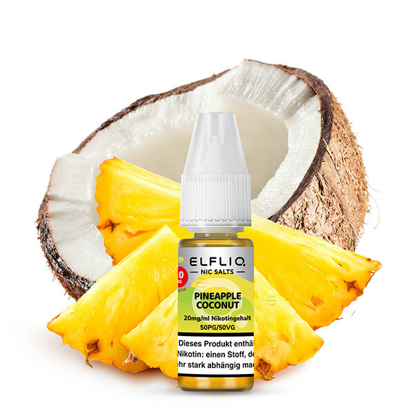 Elfliq by Elfbar Pineapple Coconut Nikotinsalz Liquid 10ml