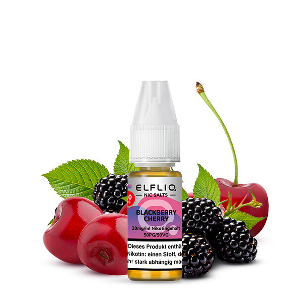 Elfliq by Elfbar Blackberry Cherry Nikotinsalz Liquid 10ml 20mg