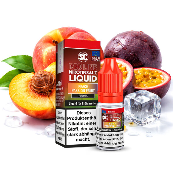 SC Red Line Peach Passion Fruit V2 Nikotinsalz Liquid