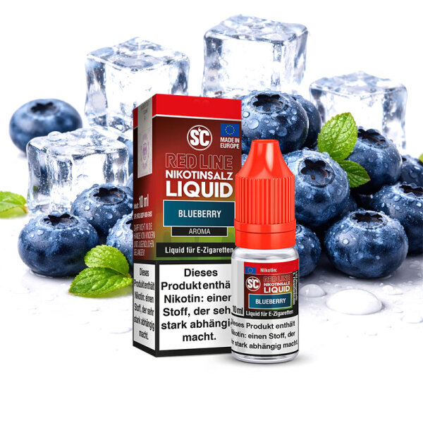 SC Red Line Blueberry Nikotinsalz Liquid