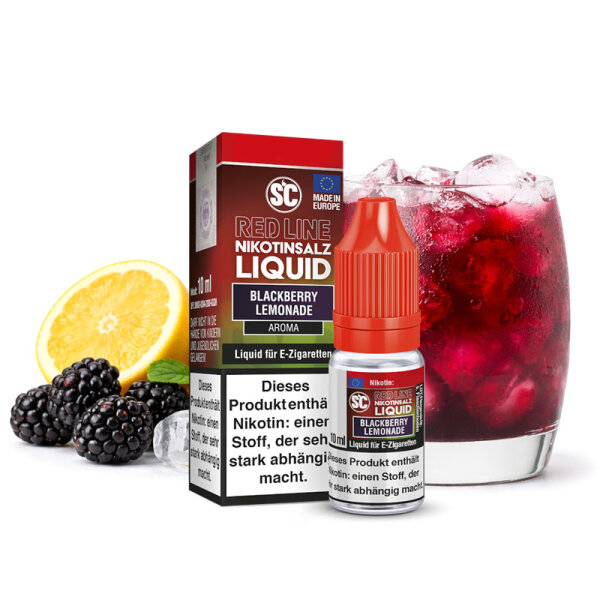 SC Red Line Blackberry Lemonade Nikotinsalz Liquid
