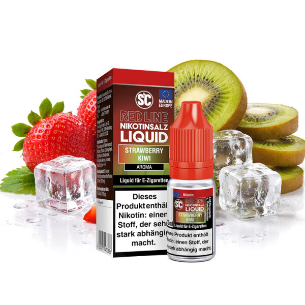 SC Red Line Strawberry Kiwi Nikotinsalz Liquid