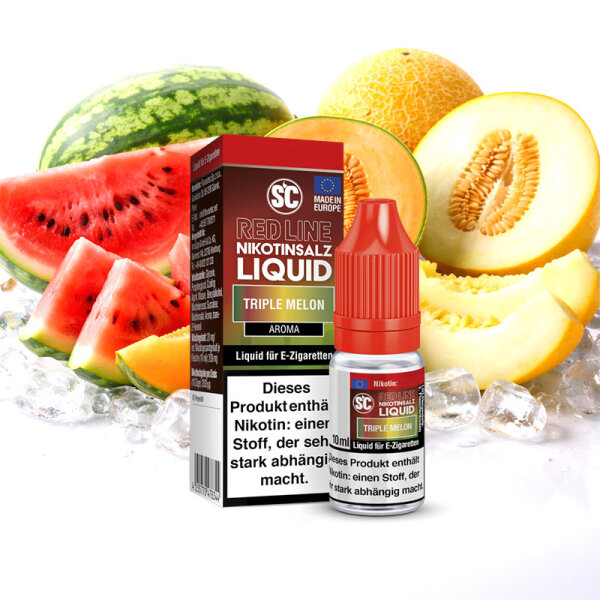 SC Red Line Triple Melon Nikotinsalz Liquid