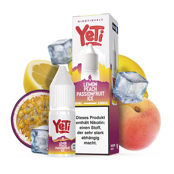 Yeti Summit Lemon Peach Passionfruit Nikotinsalz Liquid