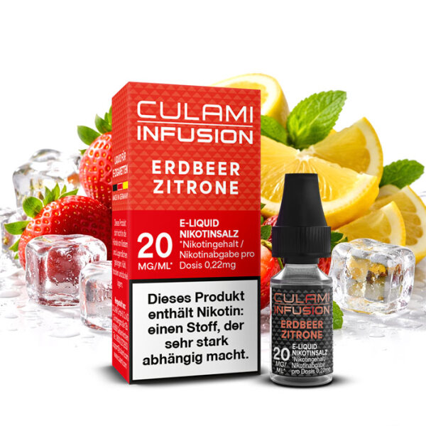 Culami Infusion Erdbeer Zitrone Nikotinsalz Liquid