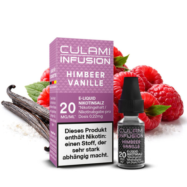 Culami Infusion Himbeer Vanille Nikotinsalz Liquid