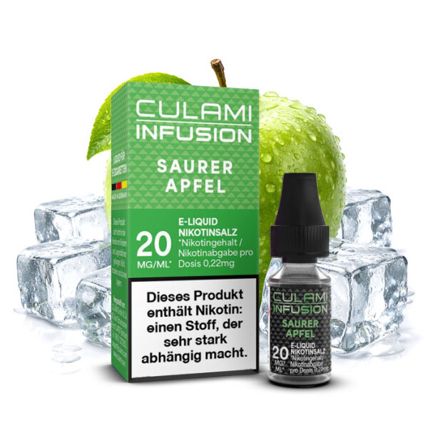 Culami Infusion Saurer Apfel Nikotinsalz Liquid