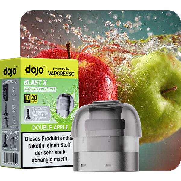 Vaporesso Dojo Blast X Nachfüllbehälter Double Apple 10ml 20mg