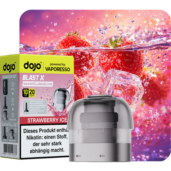 Vaporesso Dojo Blast X Nachfüllbehälter Strawberry Ice 10ml 20mg