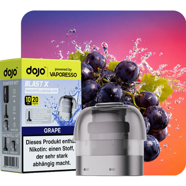 Vaporesso Dojo Blast X Nachfüllbehälter Grape 10ml 20mg