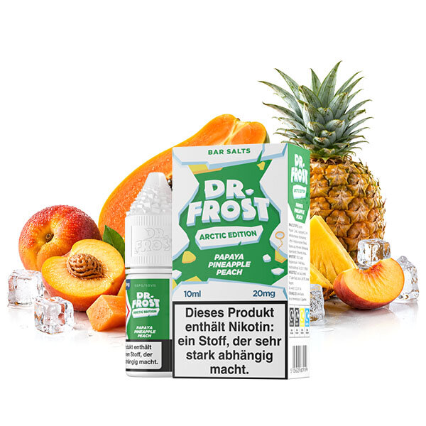 Dr. Frost Arctic Edition Papaya Pineapple Peach Nikotinsalz Liquid