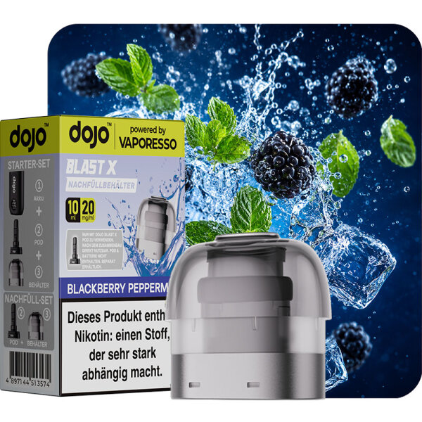 Vaporesso Dojo Blast X Nachfüllbehälter Blackberry Peppermint 10ml 20mg