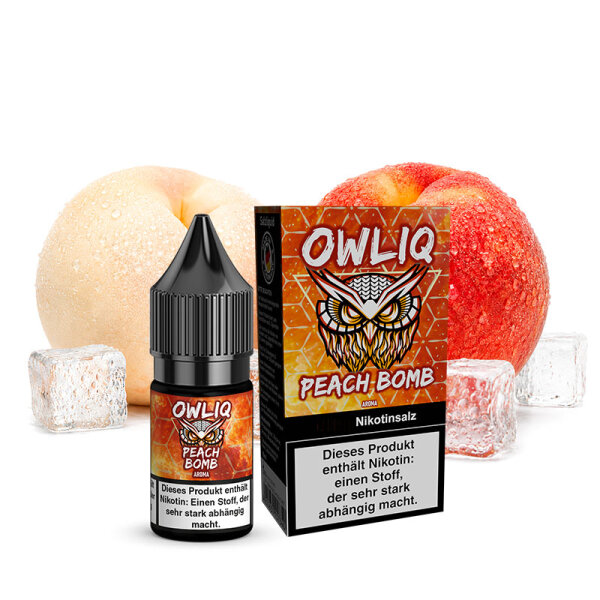 OWLIQ Peach Bomb Nikotinsalz Liquid