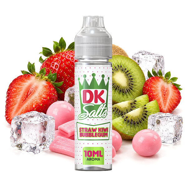 DK Salts Longfill Straw Kiwi Bubblegum 10ml Aroma