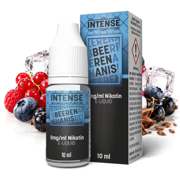 Intense Beeren Anis 10ml Liquid ohne Nikotin
